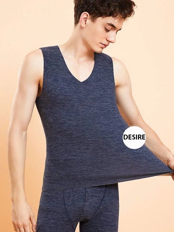Desire Store, Áo ba lỗ sát nách giữ nhiệt mùa đông Nhung Cation siêu nhẹ dành cho nam giới ZYOS DGNa-02 image 13 of 19