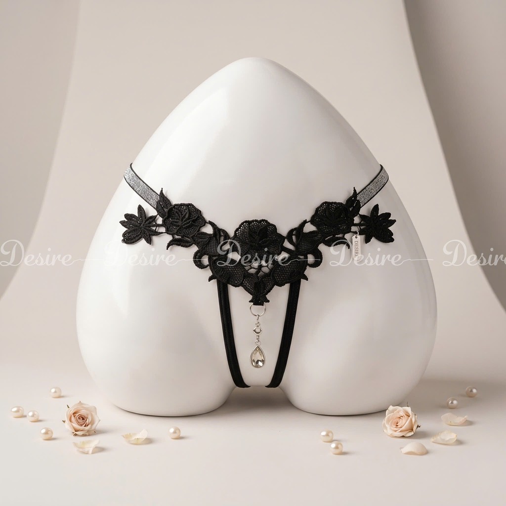Desire Store, Quần lót ren hoạ tiết hoa siêu gợi cảm sexy DESIRE QL-032 image 8 of 14