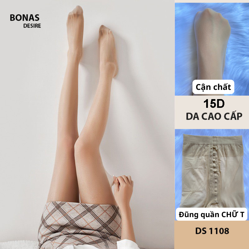 Desire Store, Quần tất BONAS CHÍNH HÃNG màu đen da 0D 15D 80D 200D siêu mỏng tự nhiên thon gọn chân chống tĩnh điện T-006 - 15D- DA CAO CẤP image 18 of 42