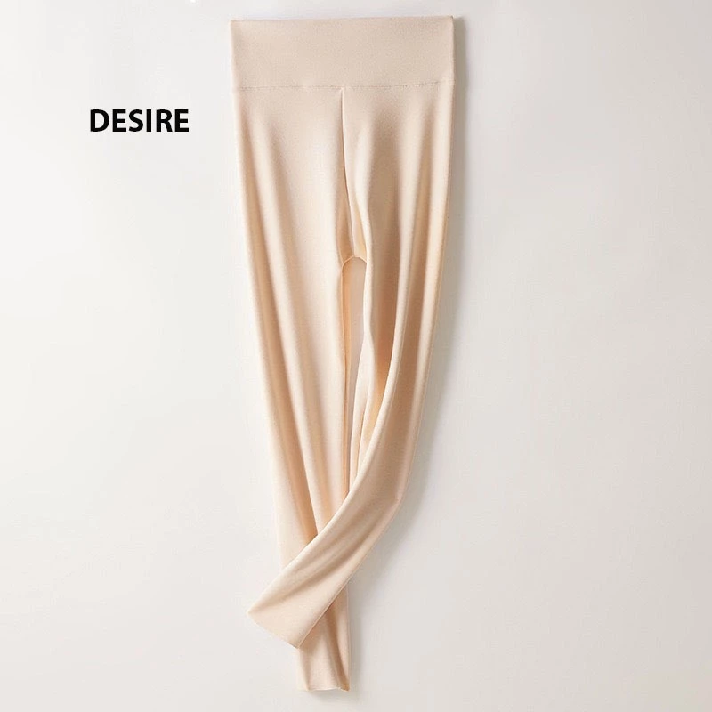 Desire Store, Quần dài giữ nhiệt Nhung lót sợi nhiệt Derong mềm siêu nhẹ mùa đông ấm áp Quần dài lót trong giữ nhiệt QGN-9093 - Quần Da 9093, XXL image 12 of 17