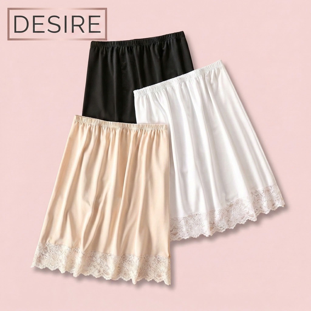 Desire Store, Chân Váy lót thun modal  (gỗ sồi) dáng xòe rộng thoải mái - Chân váy mặc lót thun mịn mát Desire VN-064 image 4 of 40