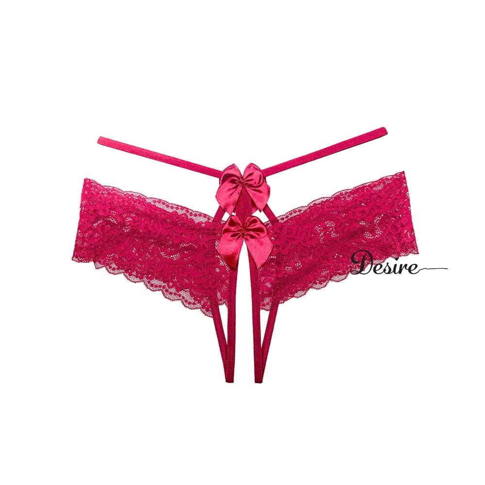 Desire Store, Quần lót nữ ren xuyên thấu Quần lót lọt khe Desire QL-036 - Đỏ, 3 quần image 10 of 13