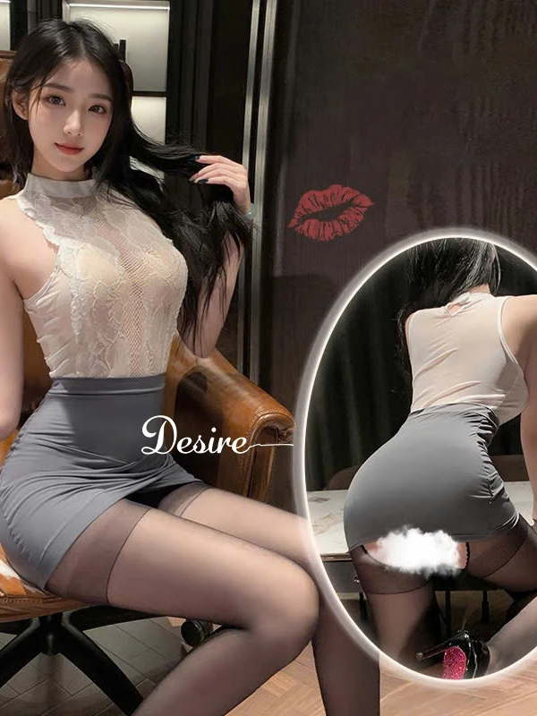 Desire Store, Bộ đồ ngủ hóa trang Cosplay Cô Thư Kí gợi cảm DESIRE VN-1142 image 5 of 10