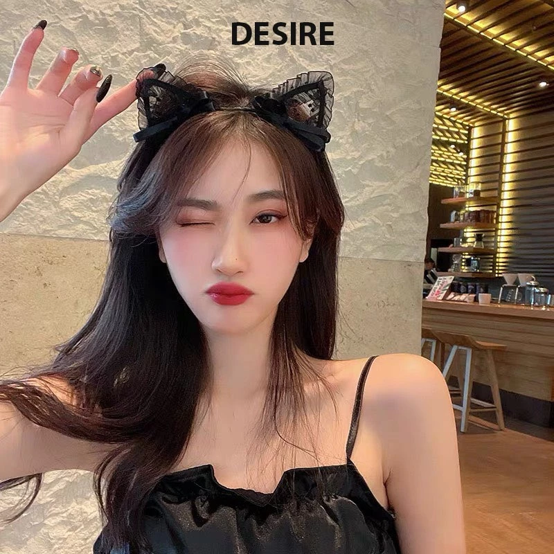 Desire Store, Bờm - Cài tóc Tai thỏ tai mèo hoá trang cosplay phong cách gợi cảm sexy W-14 image 5 of 20