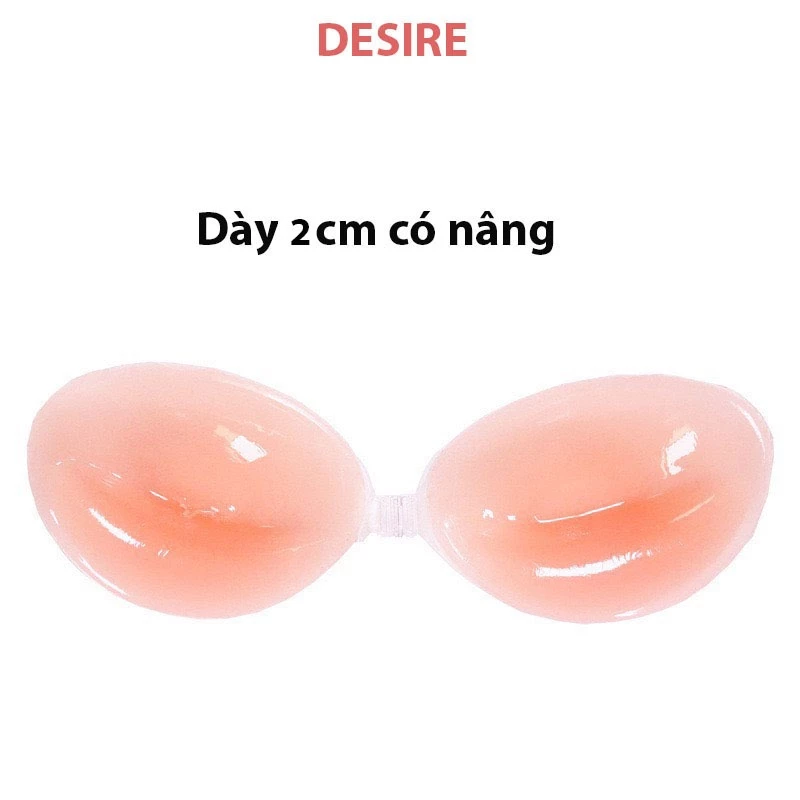 Desire Store, Áo dán ngực - Miếng dán ngực silicon tự dính - chuyên dùng mặc áo hở lưng, khoét cổ sâu  ANN-0022 image 8 of 17