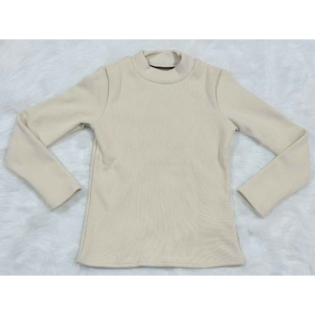 Desire Store, Áo cổ lọ chất Nhung len tăm lót lông cừu dày giữ nhiệt mùa đông ấm áp DESIRE H331 image 2 of 12