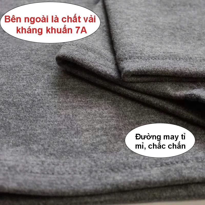 Desire Store, Áo giữ nhiệt Len lót lông cừu Cashmere kháng khuẩn 7A cho nam giữ nhiệt chống lạnh DESIRE AGN-01 image 2 of 7