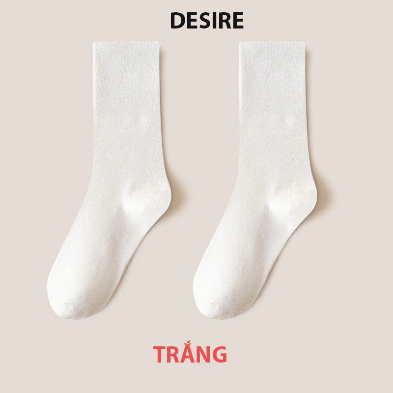 Desire Store, Tất len nữ cổ cao chính hãng BONAS Style Nhật Bản chất đẹp cao cấp phong cách đơn giản sang trọng MW-1887 - Trắng, 5 đôi image 10 of 15