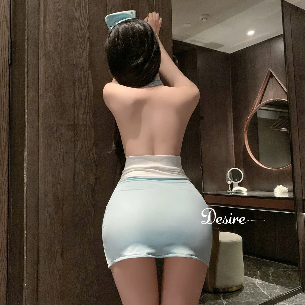 Desire Store,  ZY66 Bộ Đồ Ngủ Cosplay Cô Y Tá Sexy - Váy Ngủ Hóa Trang Cao Cấp DESIRE  image 5 of 8