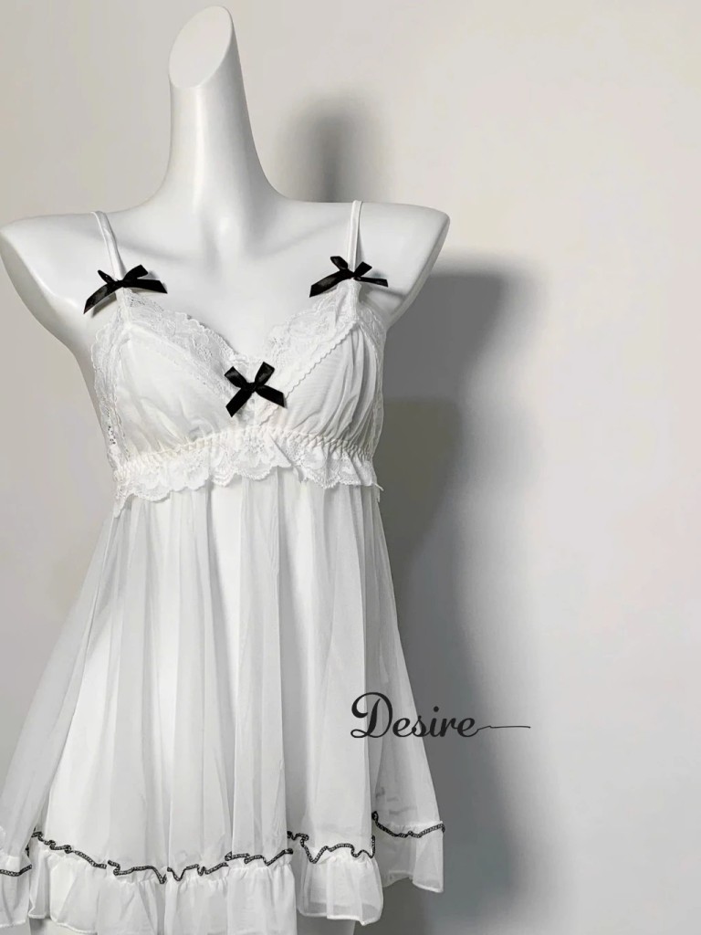 Desire Store, Váy ngủ lưới xuyên thấu gợi cảm kèm quần DESIRE VN-7883 image 5 of 10