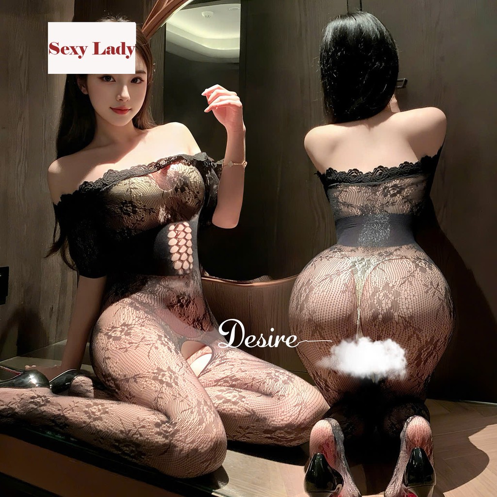Desire Store, Set Bodysuit mềm mịn xuyên thấu gợi cảm sexy DESIRE ZY64 image 2 of 10
