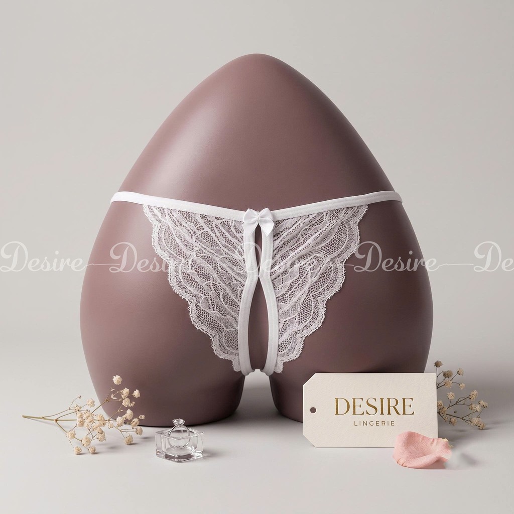 Desire Store, Quần lót ren xẻ đáy chất liệu mềm mại QL-01 image 9 of 13