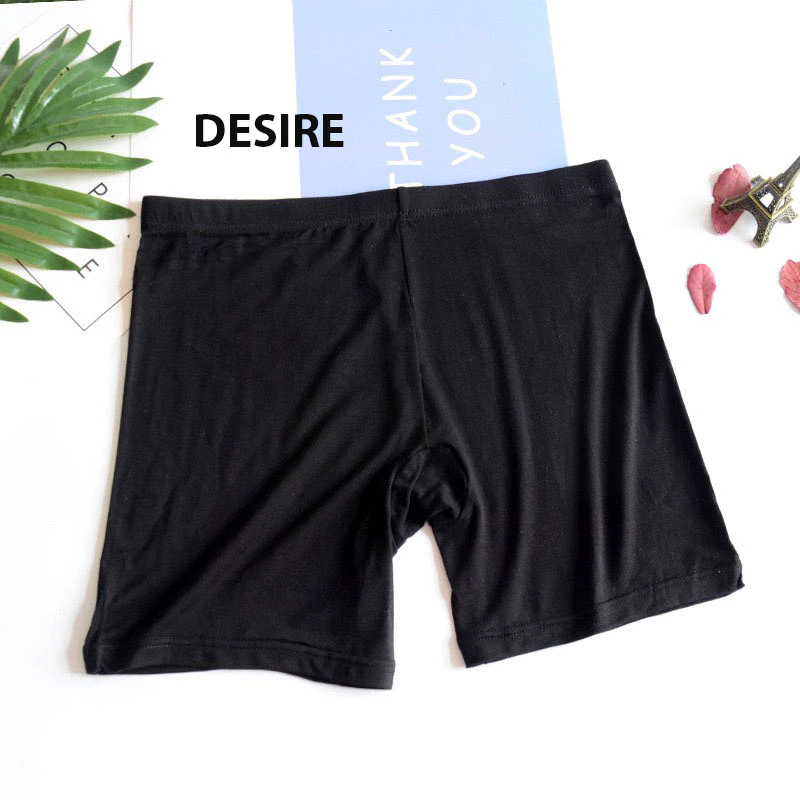 Desire Store, Quần đùi mặc váy, quần đùi mặc lót thun Vicose mềm mại QLN-551 - Đen, 3XL 56-68kg image 11 of 13