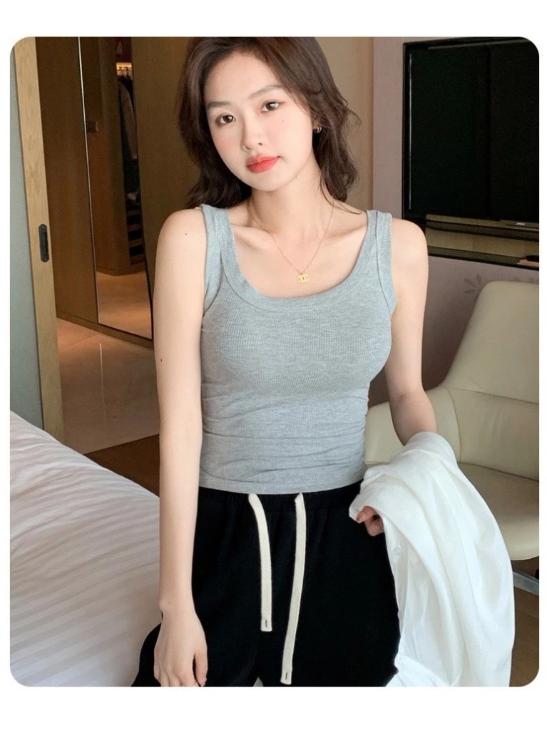Desire Store, Áo ba lỗ dáng ôm chất thun tăm mềm dày dặn phong cách năng động DESIRE H523 image 5 of 21