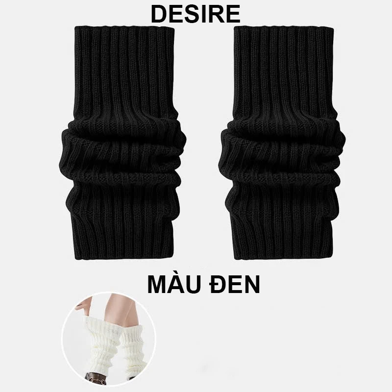 Desire Store, Tất ống chân len chính hãng BONAS chất dệt kim dày dặn giữ ấm chân mùa đông phong cách y2k Lolita Nhật Bản MW-1896 image 9 of 12
