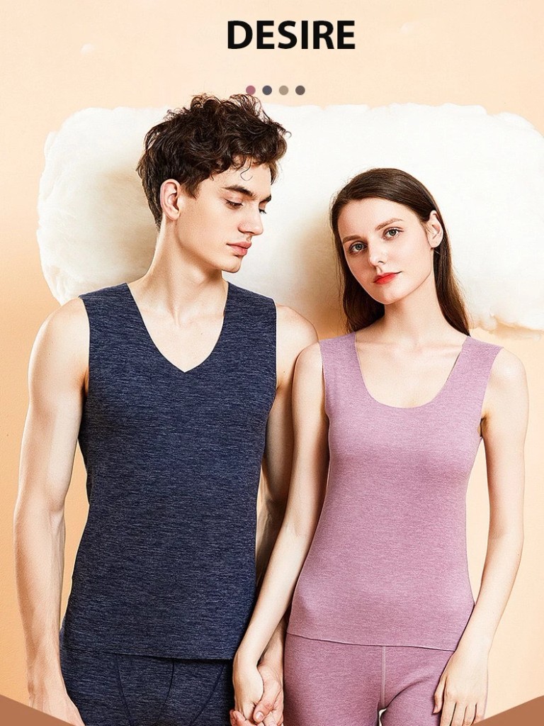 Desire Store, Áo ba lỗ sát nách giữ nhiệt mùa đông Nhung Cation siêu nhẹ dành cho nam giới ZYOS DGNa-02 image 17 of 19