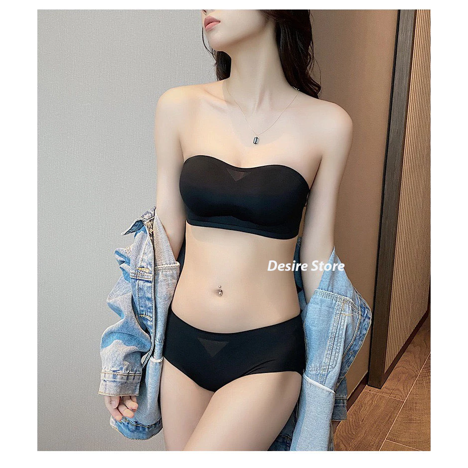 Desire Store, Áo lót quây CHỐNG TỤT nâng ngực su Áo cup ngực không dây không gọng Desire 401 image 6 of 12