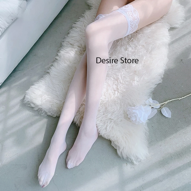 Desire Store, Tất lưới nữ ren dài trên gối - Phụ kiện Cosplay Sexy gợi cảm T-003 image 2 of 13