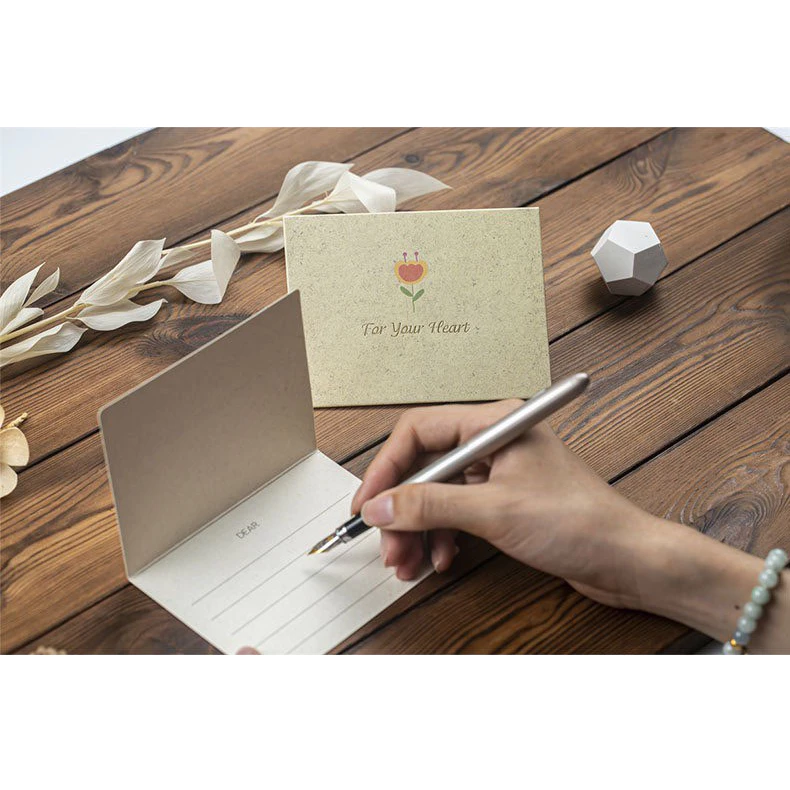 Desire Store, Thiệp kraft cao cấp tranh sơn dầu cao cấp (Bộ 1 thiệp 1 bì) chúc mừng sinh nhật, cảm ơn image 3 of 11