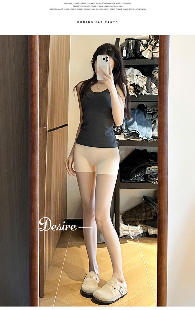 Desire Store, Quần đùi mặc váy hãng MYC OF LOVE cạp cao chất liệu su lạnh ôm body chống lộ DESIRE QL-3086 image 5 of 14