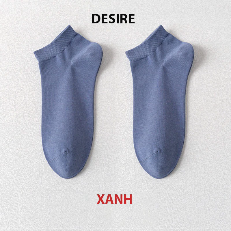 Desire Store, Tất nam cổ ngắn cao cấp chất mềm mịn kháng khuẩn phong cách sang trọng T-023 - Xanh image 13 of 13