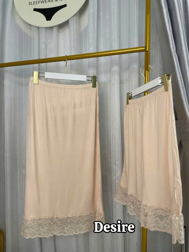 Desire Store, Chân Váy lót thun modal  (gỗ sồi) dáng xòe rộng thoải mái - Chân váy mặc lót thun mịn mát Desire VN-064 image 3 of 27