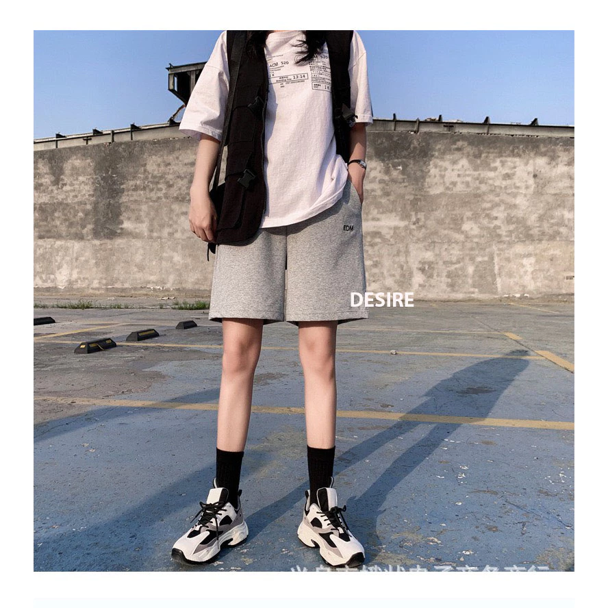 Desire Store, Quần đùi quần short unisex EDM chất thun dày mịn mát DESIRE QN-06 image 9 of 11