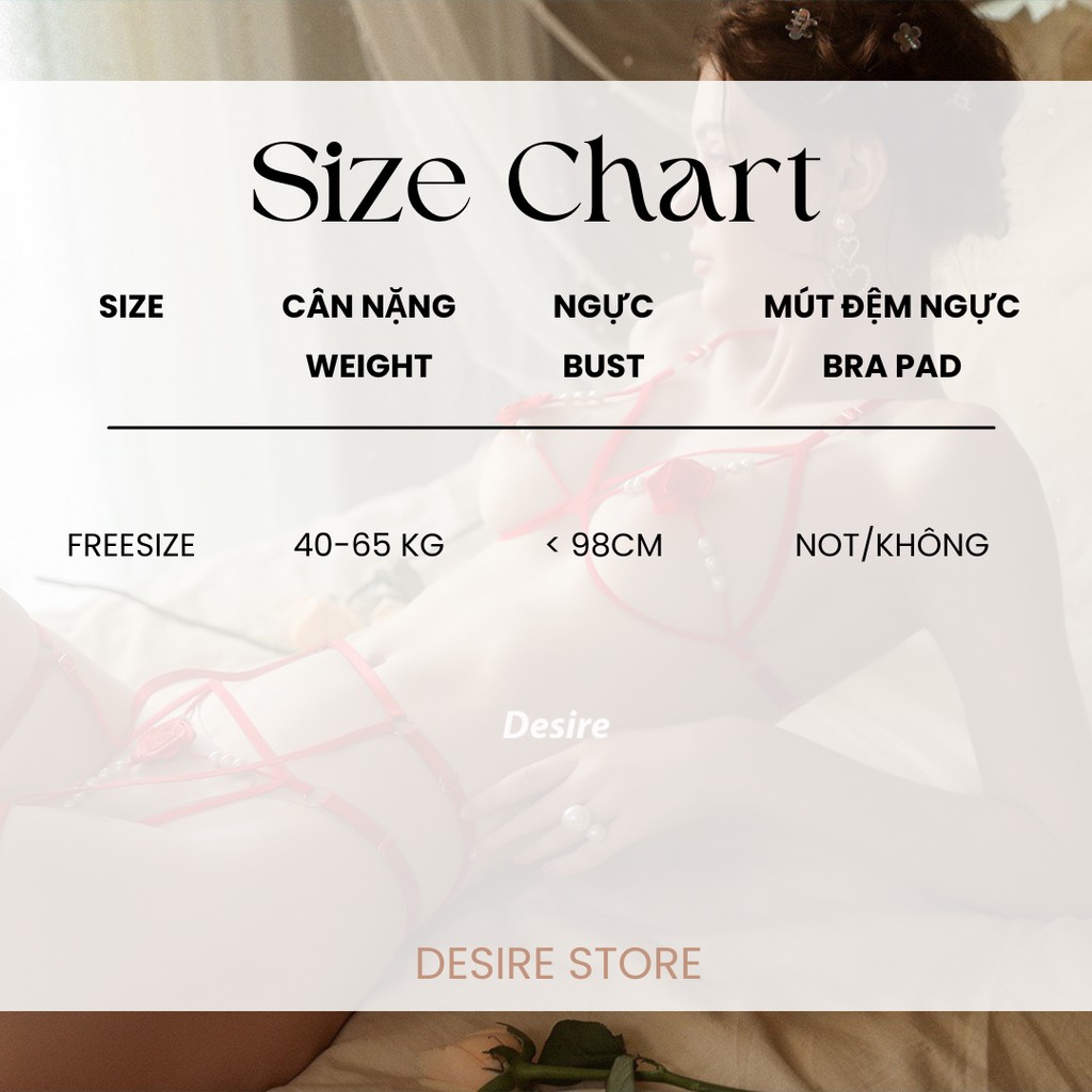 Desire Store, Bộ đồ lót liền thân kèm đai dây Bodysuit gợi cảm sexy DESIRE VN-076 image 7 of 12