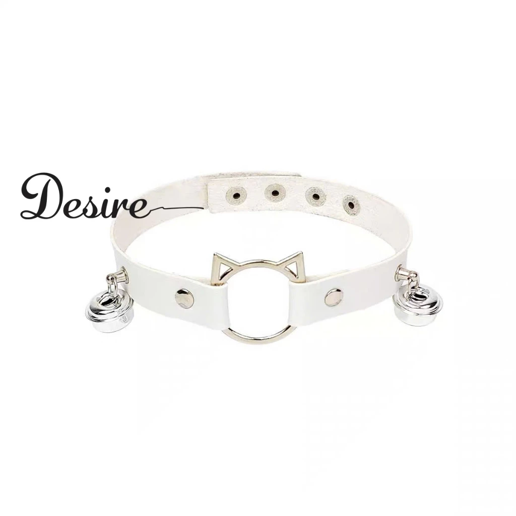 Desire Store, Vòng cổ Chocker hoạ tiết mèo có chuông Phụ kiện Cosplay DESIRE VC-004 image 2 of 4