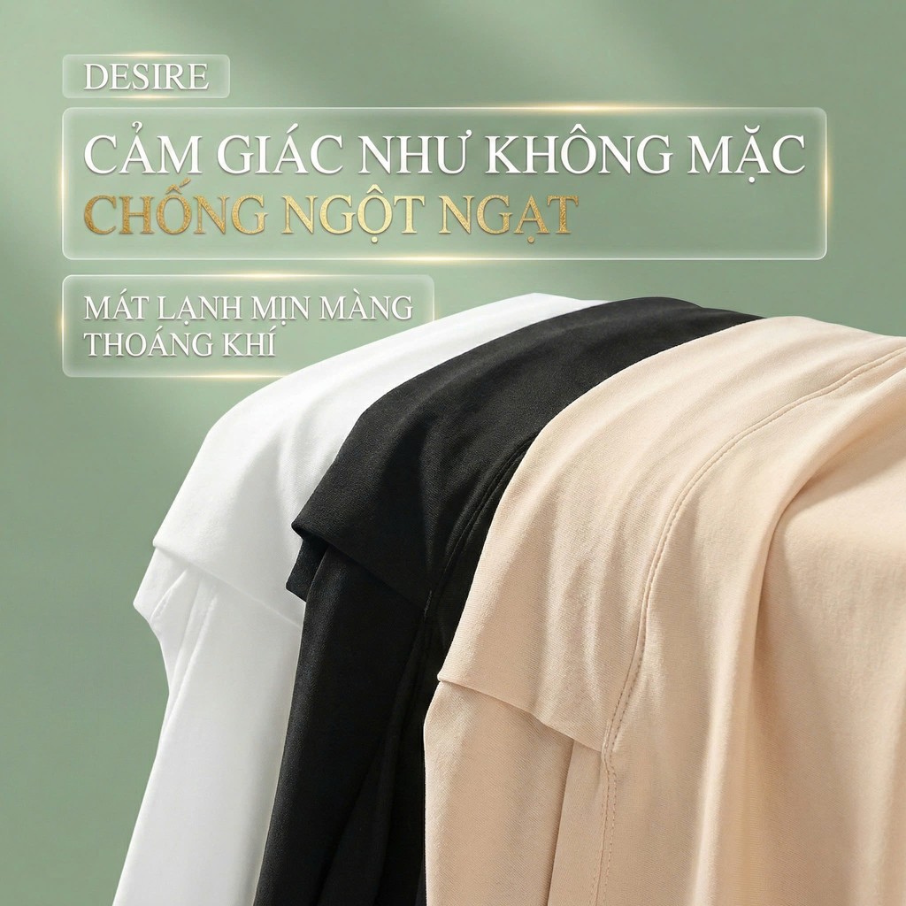 Desire Store, Quần Đùi Mặc Váy bảo hộ MYC HOME Chính hãng Vạt Chống lộ SU LỤA Không đường viền 40cm Cạp Cao Quần lót bảo hộ QL-023 image 3 of 18