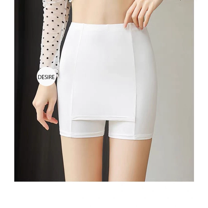 Desire Store, Quần Đùi Mặc Váy Vạt Chống lộ Su lạnh Có đường viền 30cm Thoáng Mát Cạp Cao Quần bảo hộ QL-025 image 6 of 17