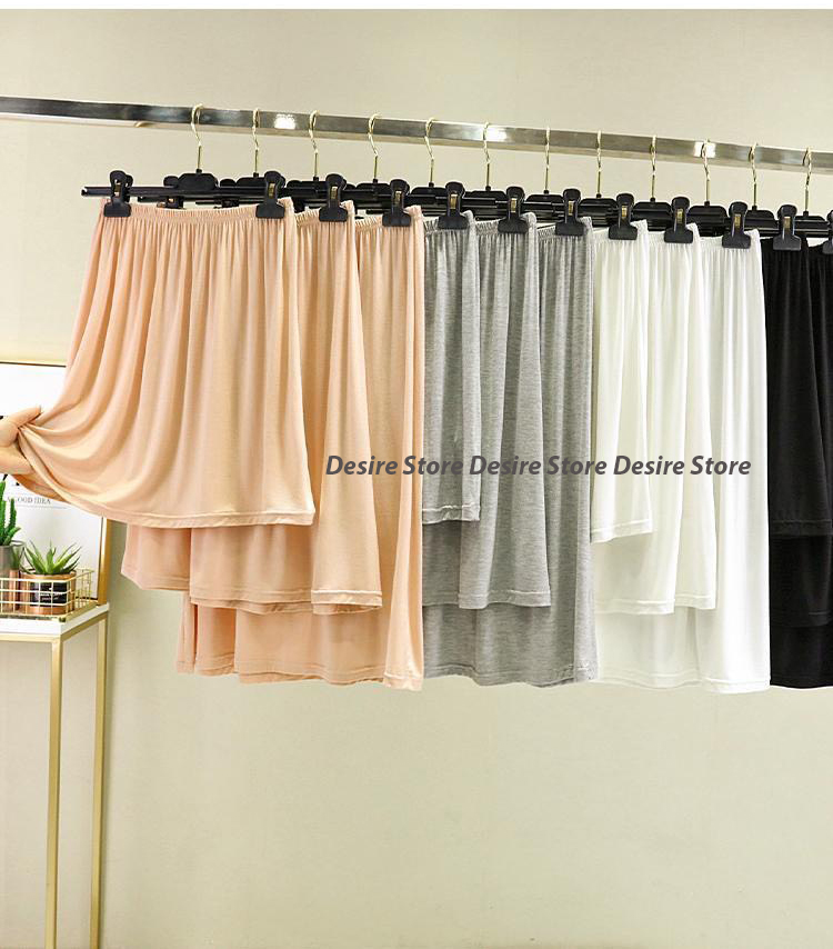 Desire Store, Chân Váy lót thun modal  (gỗ sồi) dáng xòe rộng thoải mái - Chân váy mặc lót thun mịn mát Desire VN-064 image 2 of 27
