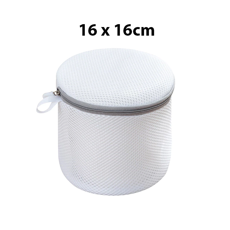Desire Store, Túi Lưới Giặt Đựng Quần Áo, Đồ Lót Trong Máy Giặt - Túi Giặt Bảo Quản Quần Áo - Hình trụ 18x17cm image 13 of 15