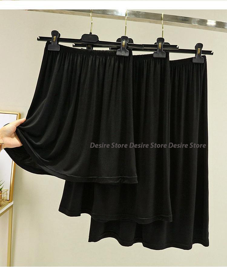 Desire Store, Chân Váy lót thun modal  (gỗ sồi) dáng xòe rộng thoải mái - Chân váy mặc lót thun mịn mát Desire VN-064 image 4 of 27