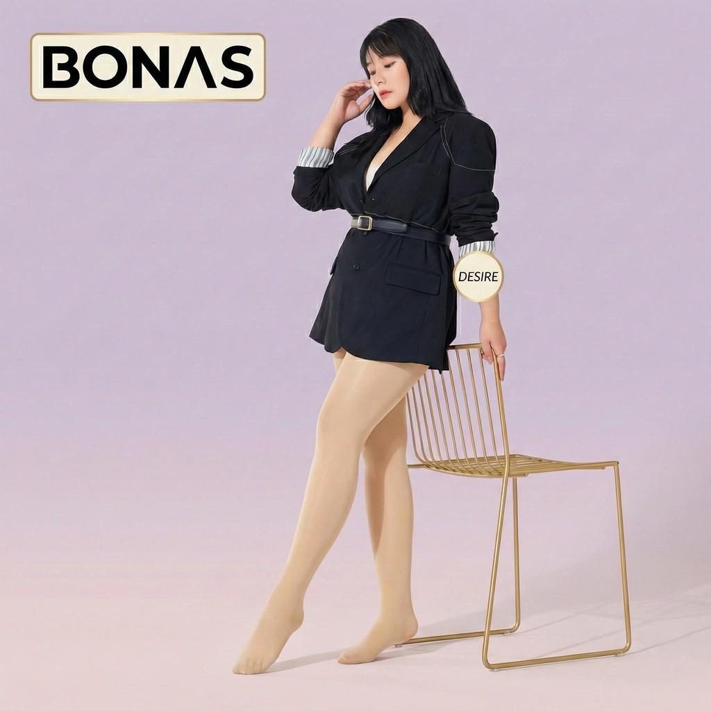 Desire Store, Tất quần Bigsize loại dày 80D giữ ấm che khuyết điểm định hình dáng BONAS CHÍNH HÃNG ZY7015 image 5 of 12