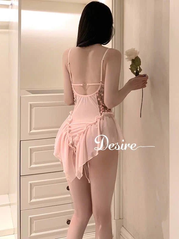 Desire Store, Váy ngủ ren liền thân Bodysuit ren chất mềm mịn DESIRE VN-1130 image 8 of 9