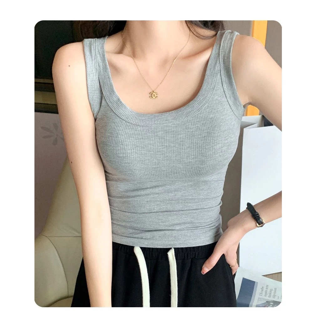 Desire Store, Áo ba lỗ dáng ôm chất thun tăm mềm dày dặn phong cách năng động DESIRE H523 image 2 of 21