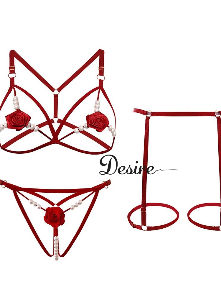 Desire Store, Bộ đồ lót liền thân kèm đai dây Bodysuit DESIRE VN-075 image 9 of 15