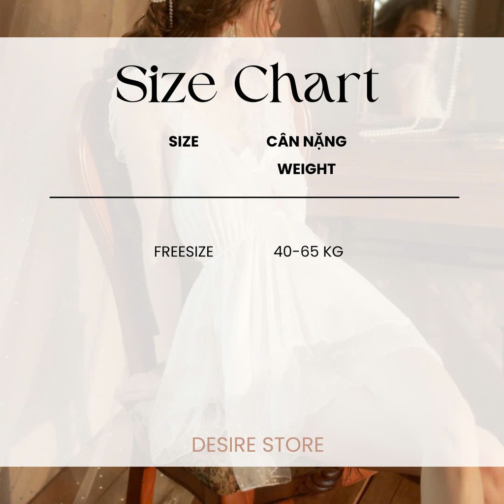 Desire Store, Váy ngủ lụa nữ cánh tiên lụa satin cao cấp phối ren cổ chữ V Desire VN-8463 image 7 of 10
