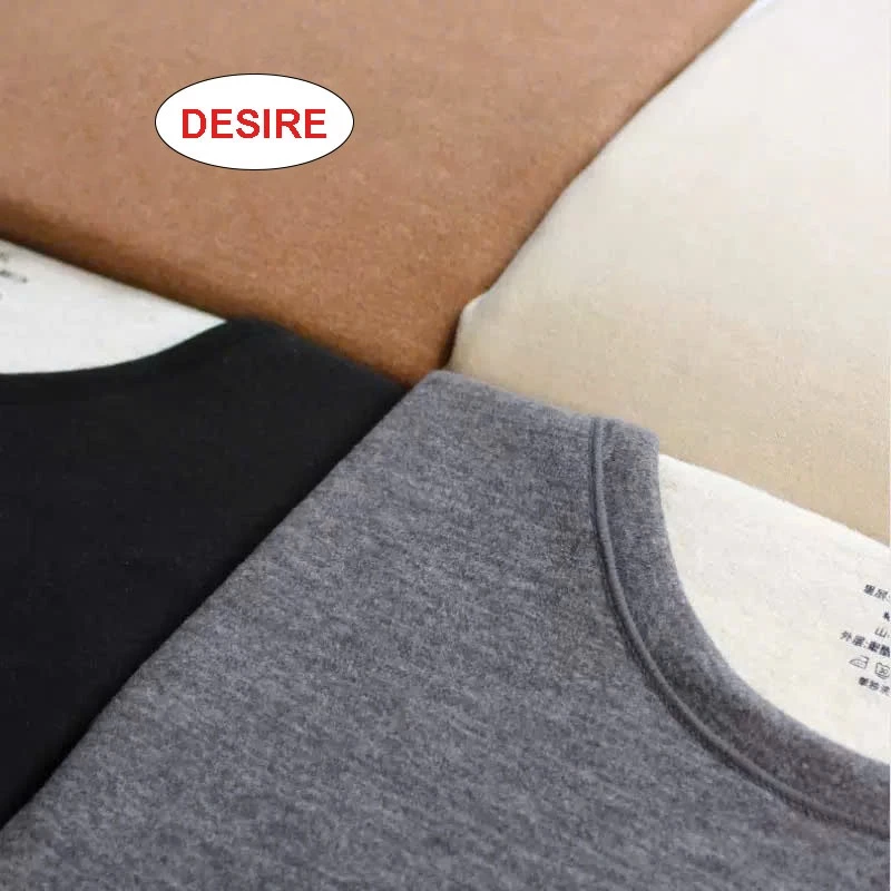Desire Store, Áo giữ nhiệt Len lót lông cừu Cashmere kháng khuẩn 7A cho nam giữ nhiệt chống lạnh DESIRE AGN-01 image 3 of 7