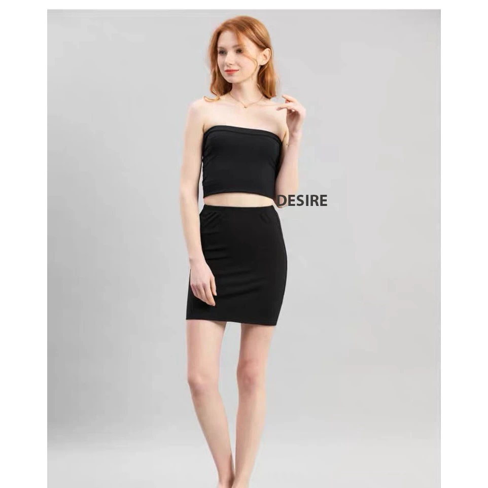 Desire Store, Chân váy lót dáng ôm Thun Modal (Gỗ sồi) co dãn mát mịn Chân váy mặc lót trong VNN-0098 image 6 of 24