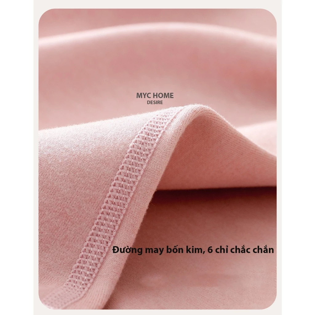 Desire Store, Đồ bộ giữ nhiệt mùa đông siêu nhẹ ấm áp không đường viền MYC HOME chất Nhung lót Len cừu MYC-01 image 9 of 21