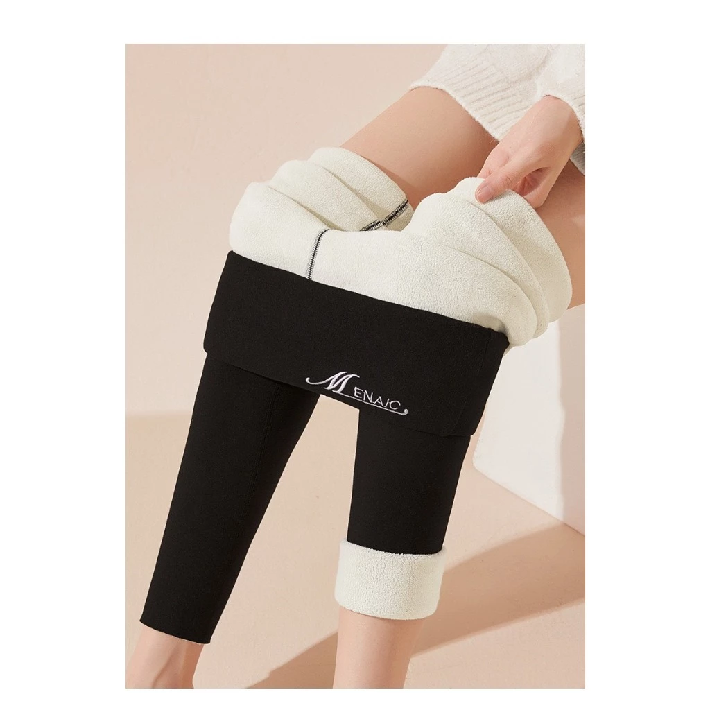 Desire Store, Quần legging M ENAIC lưng cao lót lông cừu nhung mịn giữ nhiệt mùa đông ấm áp định hình dáng QGN-9105014 image 9 of 20