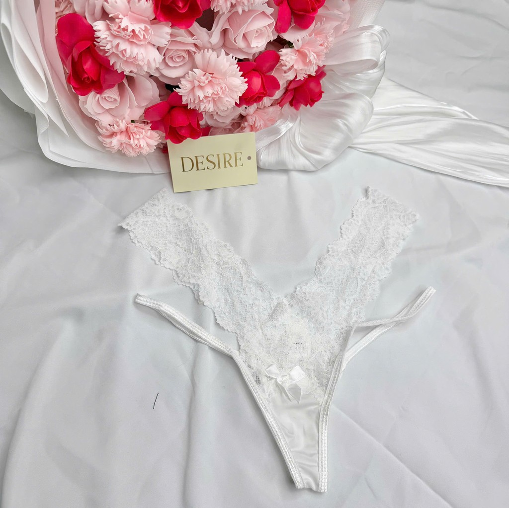 Desire Store, Quần lót lọt khe ren cạp dây chéo sexy gợi cảm cao DESIRE QL-09 image 5 of 13