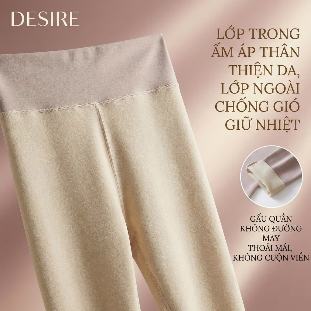 Desire Store, Áo giữ nhiệt Nhung lót sợi nhiệt Derong mềm siêu nhẹ mùa đông ấm áp Áo lót trong giữ nhiệt QGN-9093 image 6 of 26
