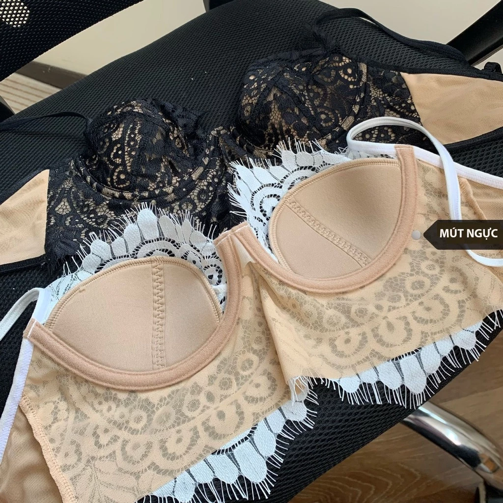 Desire Store, Áo bra ren bralette mỏng sexy gợi cảm mút mỏng có gọng nâng đỡ Desire  ANN-057 image 6 of 10