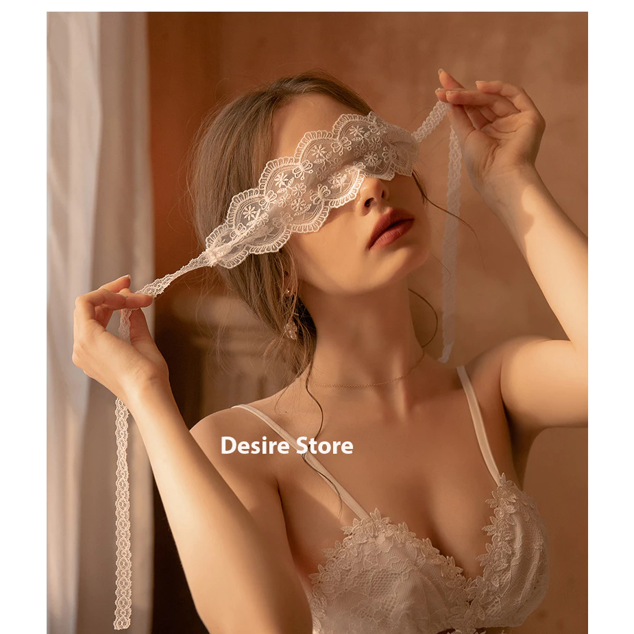 Desire Store, Mặt nạ ren Bịt mắt ren gợi cảm phối đồ cosplay sexy W23 image 8 of 10