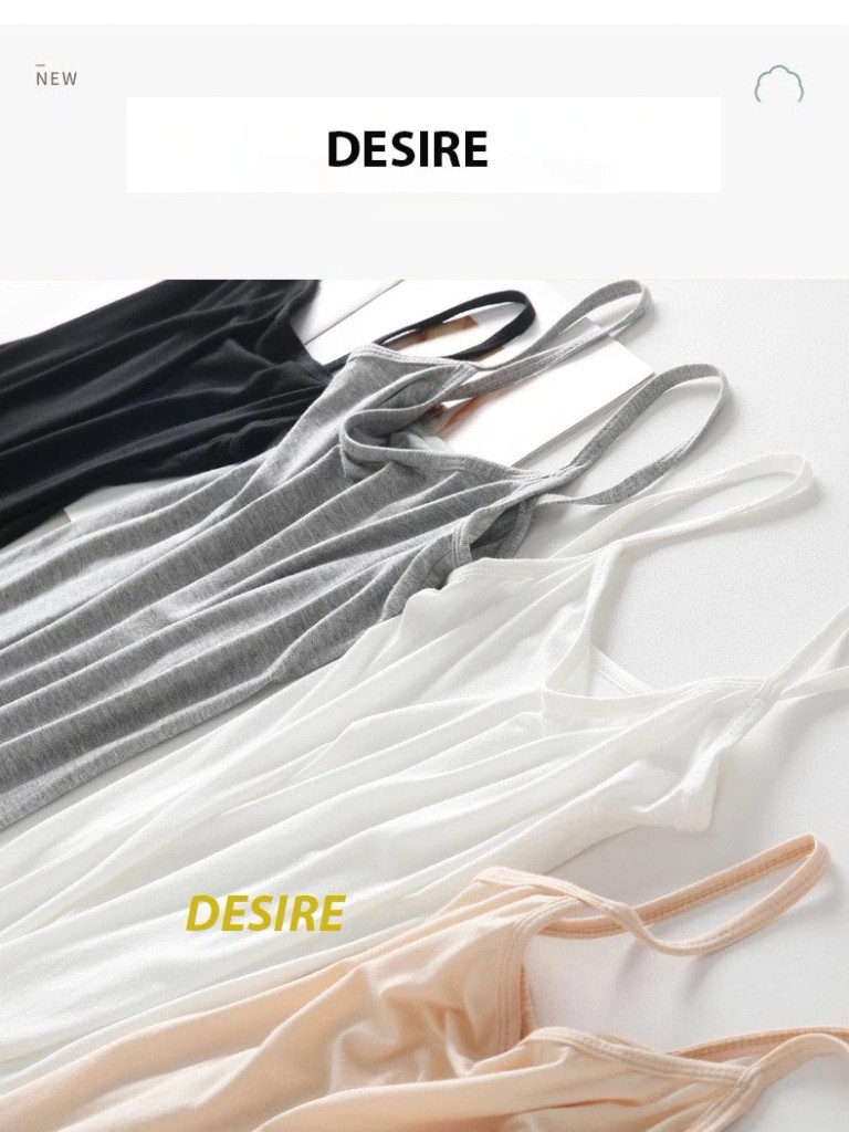 Desire Store, Áo lót hai dây thun Modal (Gỗ sồi) mềm mịn thấm mồ hôi ANN-0021 image 12 of 26