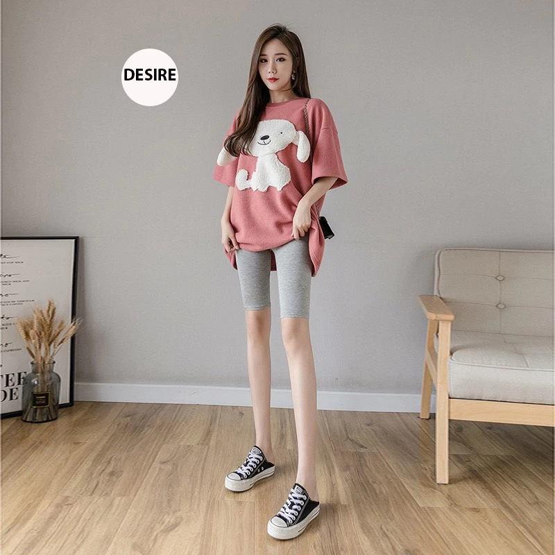 Desire Store, Quần đùi legging lửng thun Vicose mềm mại 60cm QN-011 image 5 of 11