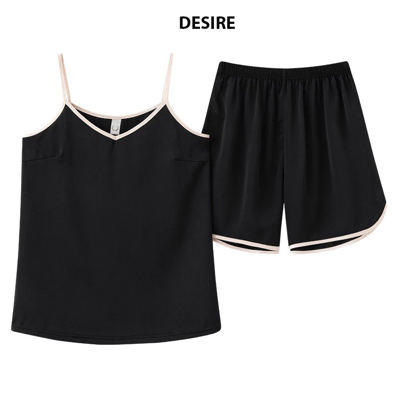 Desire Store, Đồ bộ hai dây lụA mặc nhà mịn mát DBN-0028 image 5 of 10